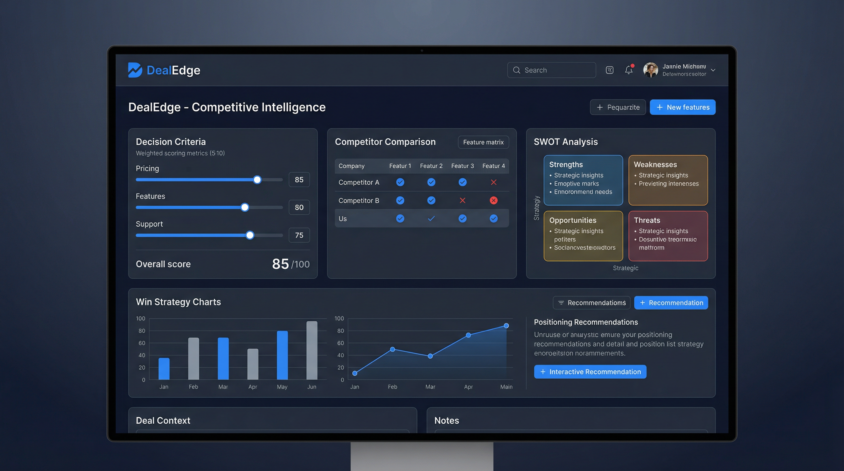 DealEdge – Competitive Analysis for SaaS Deals